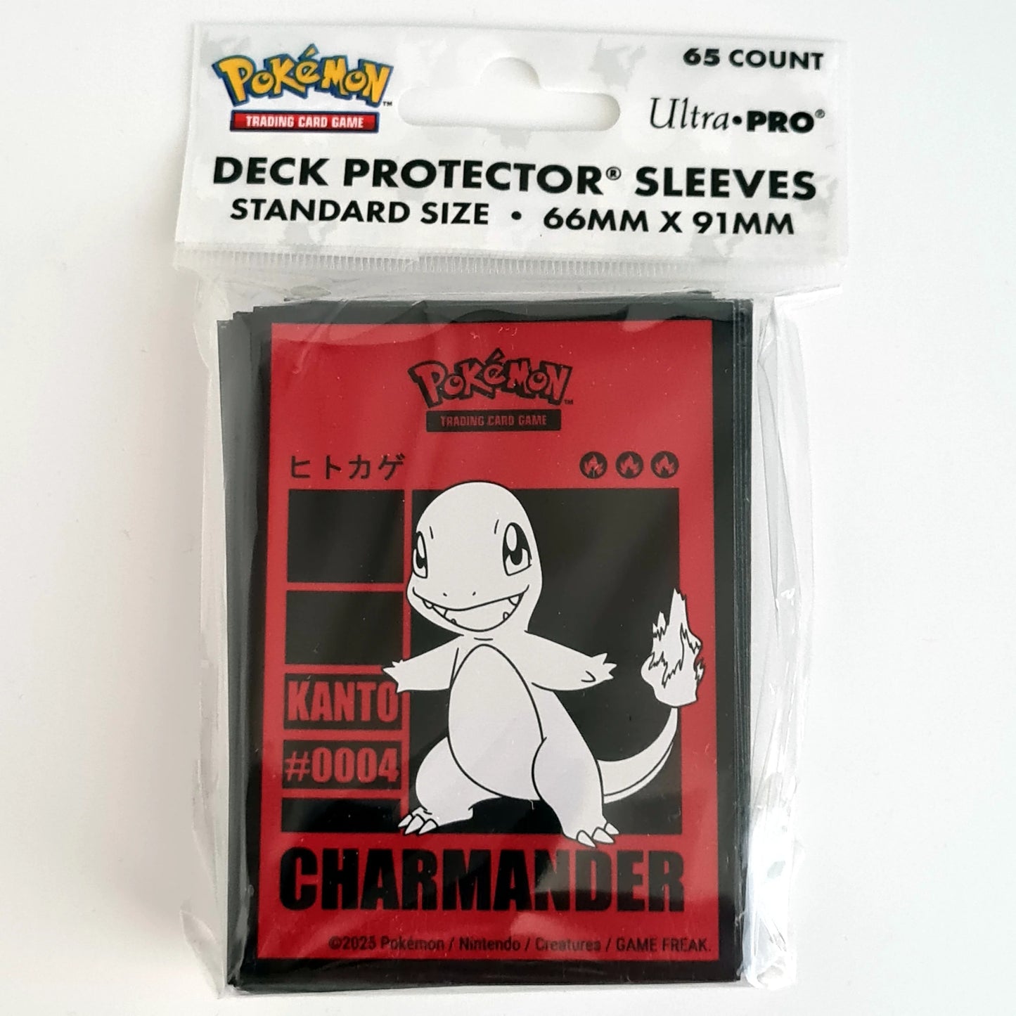 Ultra Pro - Charmander (Glumanda) - Standard Deck Protector Sleeves - 65st. - Pokémon