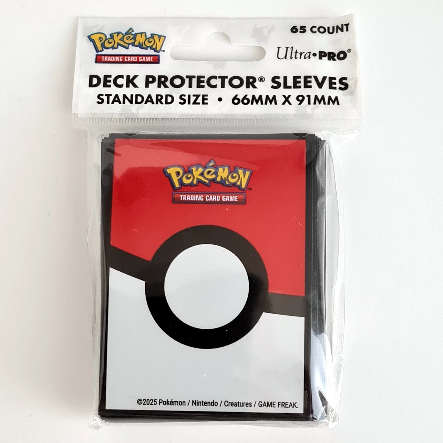Ultra Pro - Pokéball Standard Deck Protector Sleeves - 65st. - Pokémon