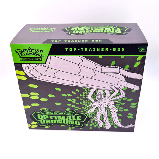 Pokémon TCG – Mega-Entwicklung: Optimale Ordnung Top-Trainer-Box – Deutsch