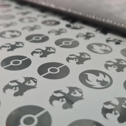 Ultra PRO – Elite Series: Premium Binder Glurak / Charizard- 9 Fächer pro Seite, mit Reißverschluss (360 Karten)