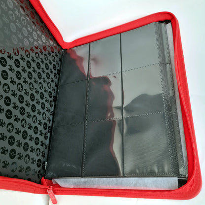 Ultra PRO – Elite Series: Premium Binder Glurak / Charizard- 9 Fächer pro Seite, mit Reißverschluss (360 Karten)
