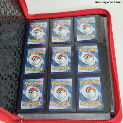 Ultra PRO – Elite Series: Premium Binder Glurak / Charizard- 9 Fächer pro Seite, mit Reißverschluss (360 Karten)