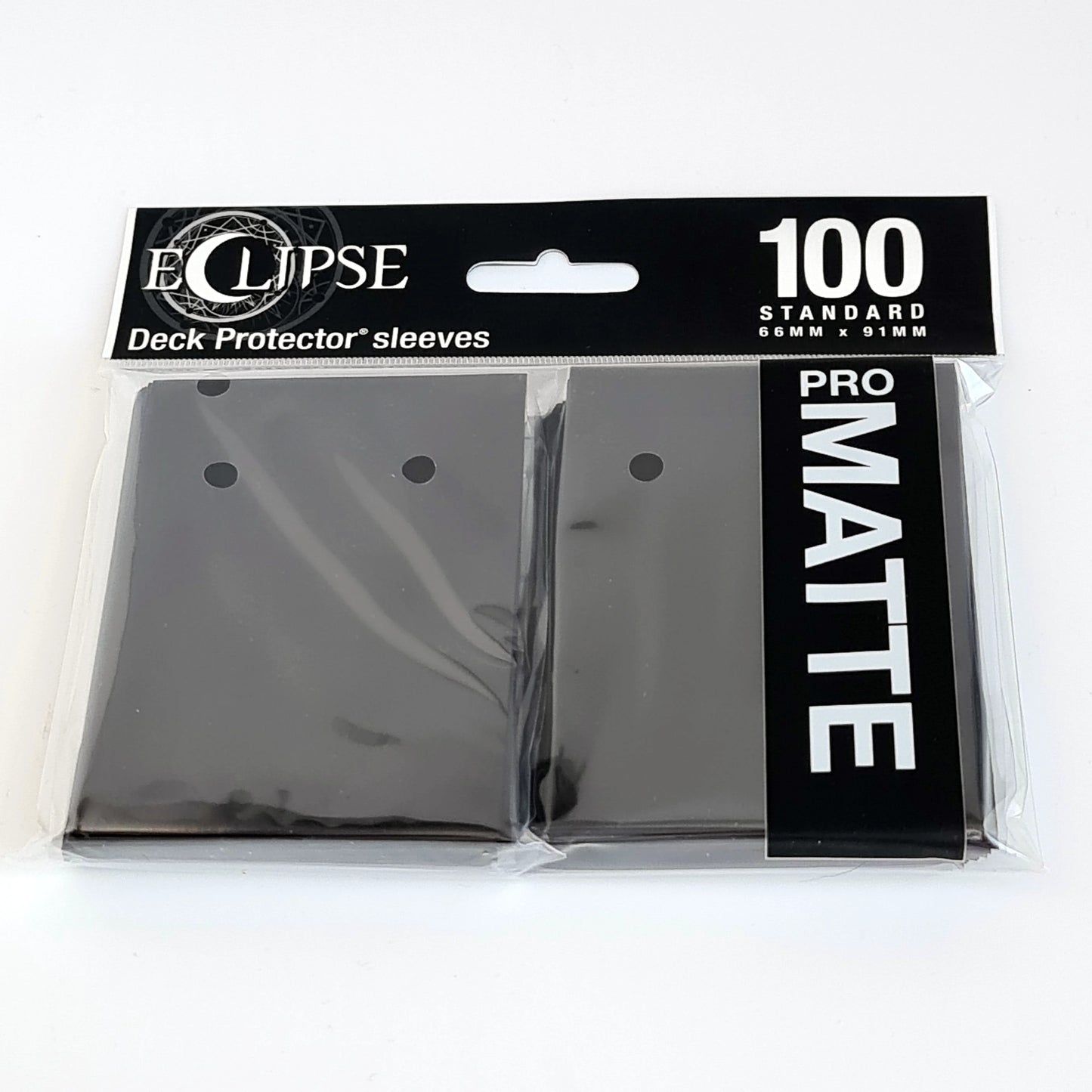 Ultra PRO – Eclipse Matte Deck Protector Sleeves (Tiefschwarz) – 100st.