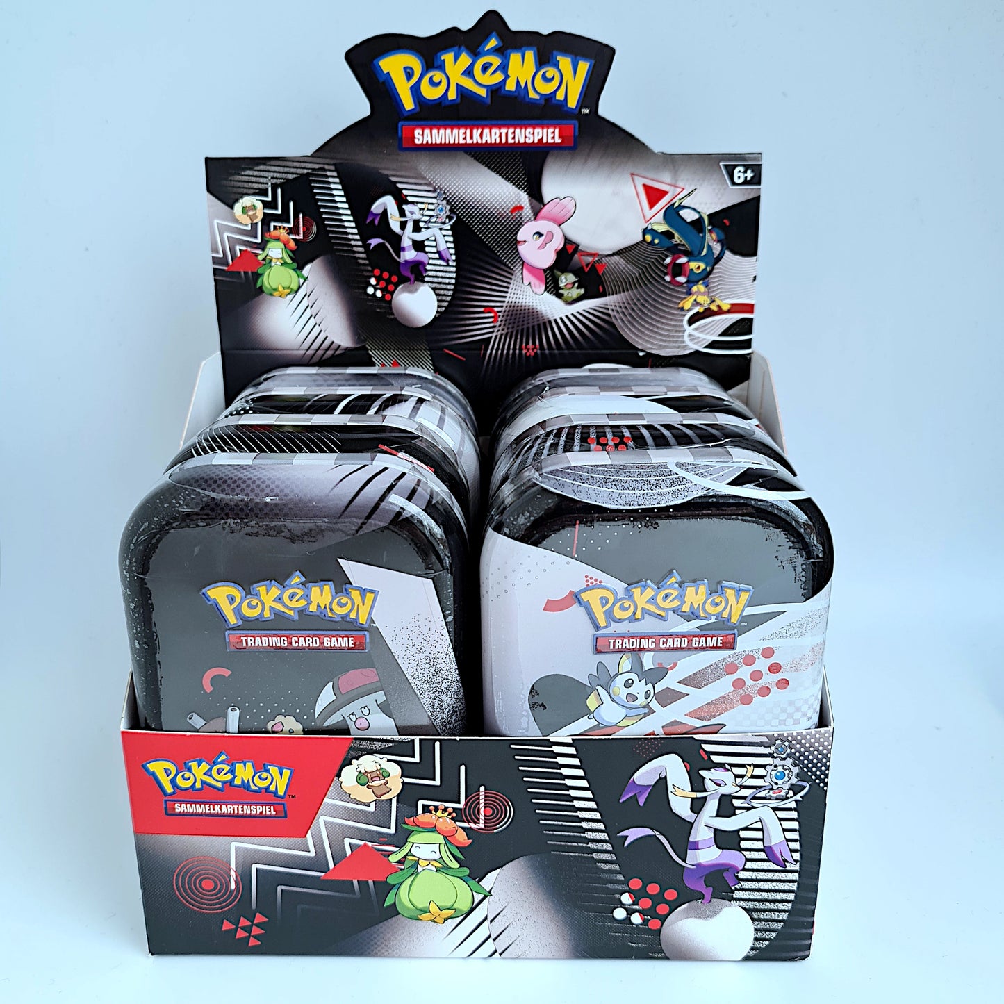 Pokémon Mini-Tin Karmesin & Purpur – Schwarze Blitze und Weiße Flammen (Deutsch