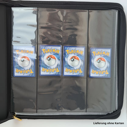 Ultra PRO – Elite Series: Premium Pro-Binder Pikachu - 12 Fächer pro Seite, mit Reißverschluss (480 Karten)