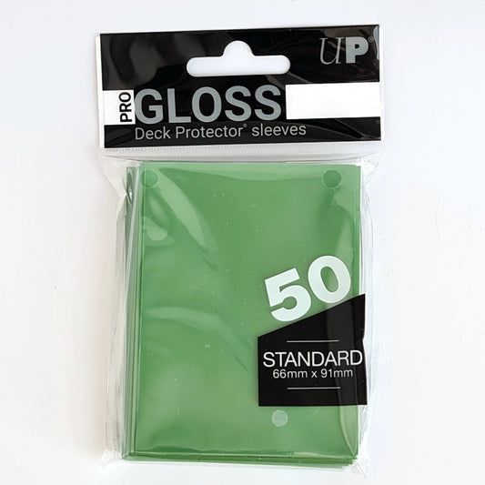 Ultra PRO – Pro-Gloss Standard Sleeves (Grün) – 50st