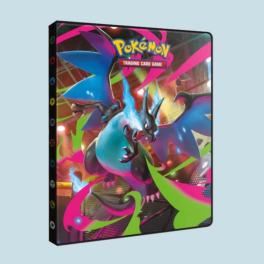 Ultra Pro – Pokémon Mega Entwicklung Sammelalbum / Binder 9-Pockets (Mega-Glurak X & Mega-Schlapor)