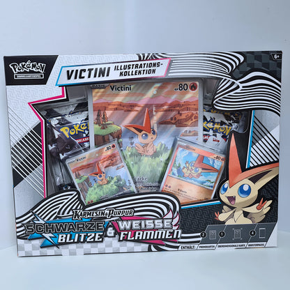 Pokémon Illustrations Kollektion Victini - Schwarze Blitze & Weiße Flammen (Deutsch)